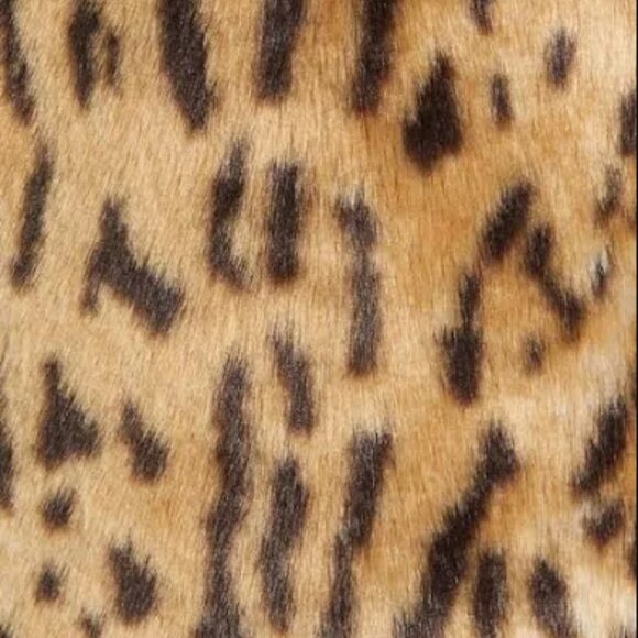 🐆Kendall & Kylie Faux-Fur Leopard Print Coat NWT Sz XL - Picture 6 of 13
